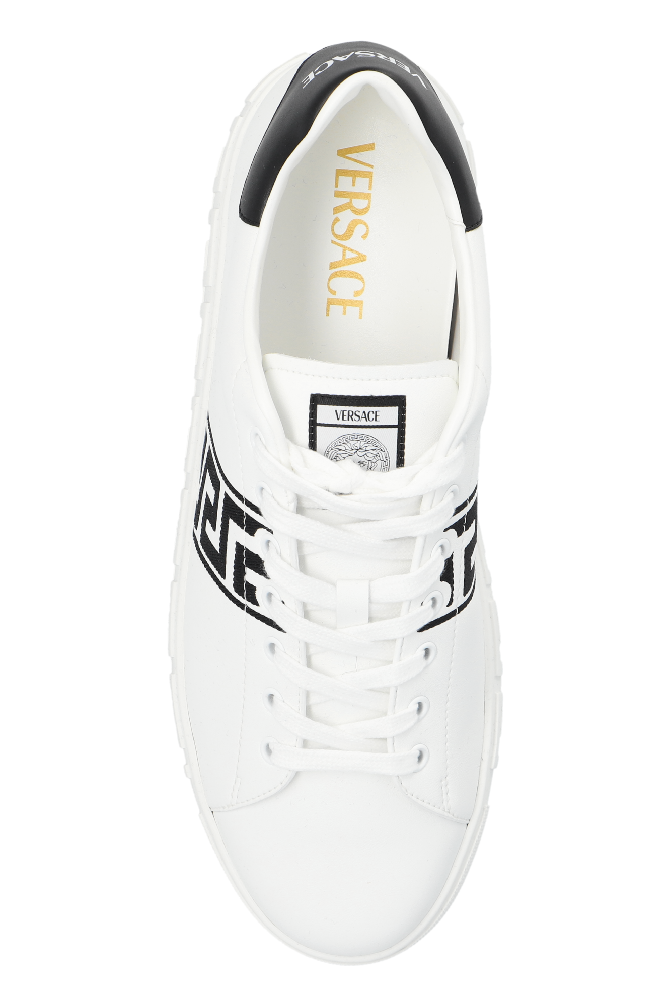 White Sneakers with logo Versace Vitkac GB